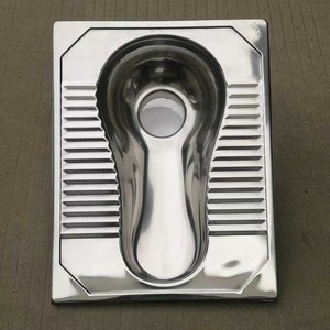 Offre Spéciale – Cuvette de toilette <span class=keywords><strong>à</strong></span> la turque en acier inoxydable de qualité supérieure, économique, facile <span class=keywords><strong>à</strong></span> installer et durable, <span class=keywords><strong>à</strong></span> fixation au sol - Product Image 2