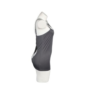 Vêtements de nuit pour femmes, chemise de nuit tricotée sans manches, style sexy et lisse, gris - Product Image 4