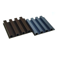 Panneau de bardage extérieur en composite bois-plastique (WPC) PVC imperméable, style européen, pour décoration extérieure, usage domestique, villa