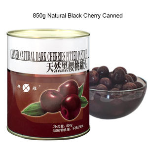 Ciliegie acide in scatola da 850g, confettura decorativa di ciliegie in acqua zuccherata per decorazioni di pasticceria e cocktail, frutta in scatola - Product Image 4