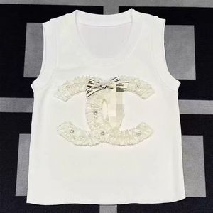 Nuovo Top Estivo 2026 in Maglia di Alta Qualità con Decorazioni di Perline e Cristalli - Product Image 3