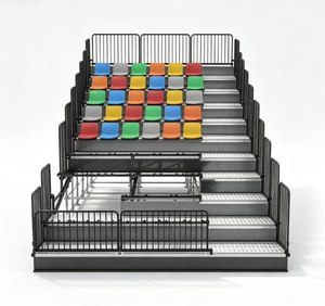 Gradins modulaires à assemblage rapide, gradins temporaires pour stades sportifs, sièges de gradins pour événements intérieurs et extérieurs à louer - Product Image 5