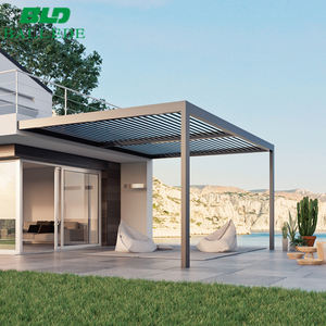 Personnalisé imperméable à l'eau qui respecte l'environnement imperméable motorisés persiennes pergola toit pour <span class=keywords><strong>terrasse</strong></span> - Product Image 2