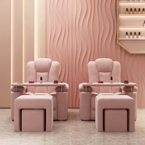 Sillón Multifuncional para Salón de Belleza, Silla de Masaje para Extensión de Pestañas y Arte de Uñas con Respaldo y Reposapiés Ajustables - Product Image 2