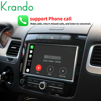 Module Android Auto sans fil Krando, mise à niveau, Apple CarPlay, boîte pour Volkswagen Touareg, interface caméra de recul, lien miroir