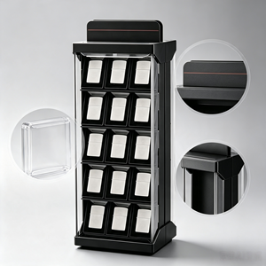 Xi Qing - Expositor Giratorio y Plegable para Encendedores de Escritorio, Panel Lateral Acrílico, Tamaño Personalizable para Mayor Comodidad - Product Image 2