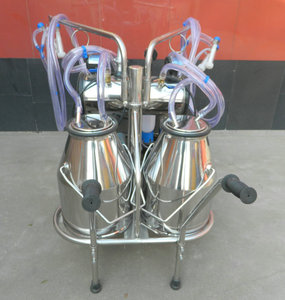 最高酪農農機具小モバイル自動ポータブルミニヤギ羊搾乳機と価格 - Product Image 2