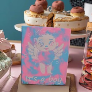 Papier magique coloré pour révélation du sexe, utilisation intérieure, art du sable, Nouvel An, baby shower, <span class=keywords><strong>annonce</strong></span> de <span class=keywords><strong>grossesse</strong></span>, fait main - Product Image 5