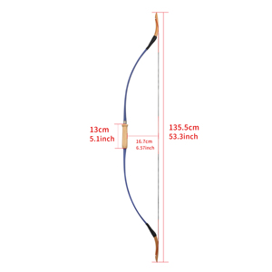 Tir à l'<span class=keywords><strong>arc</strong></span> 15lbs-40lbs <span class=keywords><strong>arc</strong></span> long classique traditionnel <span class=keywords><strong>d</strong></span>étachable <span class=keywords><strong>arc</strong></span> traditionnel léger utilisé pour la pratique du tir - Product Image 6