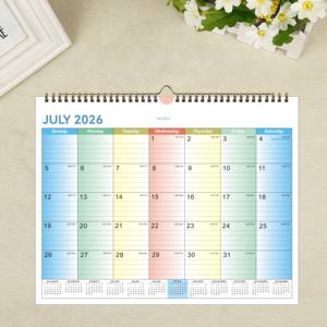 <span class=keywords><strong>Calendrier</strong></span> mural et de bureau numérique A3 18 mois 2026-2027 pour usage professionnel - Product Image 2