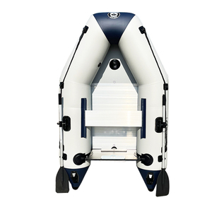 Bateau pneumatique à fond en aluminium soudé thermiquement pour 2 personnes, kayak de pêche personnalisé en PVC, bateau de sauvetage rapide à rames - Product Image 4