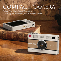 Cámara Digital Mini Y12 4K de 68MP con Doble Lente, Enfoque Automático, Cámara de Bolsillo con Zoom 16X, Cámara Vintage para Vlogs, OEM ODM