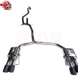 Difusor Trasero Deportivo para <span class=keywords><strong>Audi</strong></span> <span class=keywords><strong>SQ5</strong></span>, Tubo de <span class=keywords><strong>Escape</strong></span> Único Flexible, Acero Inoxidable Pulido Espejo, Grosor de 1.5 mm - Product Image 3