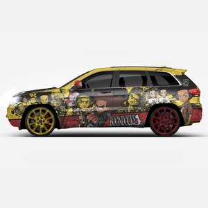 Boondocks Wrap de voiture 02 décalcomanies de voiture de dessin animé autocollants personnalisés autocollants en vinyle prix d'usine autocollant de film d'enfance américaine - Product Image 1