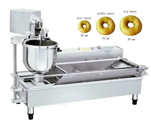 Venta caliente máquina industrial para hacer rosquillas máquina comercial para hacer rosquillas de gas máquina para hacer rosquillas grandes