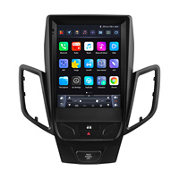 Autoradio CARUPEZ 9,7 pouces Android DSP GPS avec écran tactile pour Ford Fiesta 2009-2016 (avec bouton PASS Airbag) – Unité centrale Plug & Play