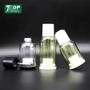 New Product Factory Supply 30 ml 50 ml Clear Dropper Bottle Essential Oil Dropper Bottle