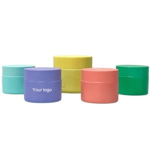 Frasco para Crema de 50 g 1.7oz, Frascos Redondos de Vidrio Mate en Morado, Rosa y Amarillo para Manteca Corporal, Envases Vacíos para Crema Facial - Product Image 2