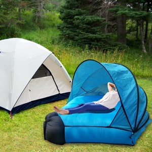 Customizable <b>Inflatable</b> <b>Sofa</b> Recliner with Awning Portable <b>Inflatable</b> <b>Sofa</b> Bed for Picnic, Beach, Backyard, Outdoor Camping - Product Image 5