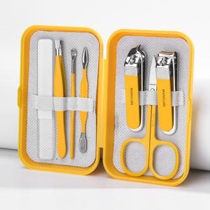 Vente en gros - Ensemble <span class=keywords><strong>de</strong></span> coupe-ongles <span class=keywords><strong>professionnel</strong></span> 7 en 1 - <span class=keywords><strong>Kit</strong></span> <span class=keywords><strong>de</strong></span> <span class=keywords><strong>manucure</strong></span> <span class=keywords><strong>de</strong></span> haute qualité - Acier inoxydable - Boîte en carton pour l'<span class=keywords><strong>art</strong></span> des ongles - Product Image 5