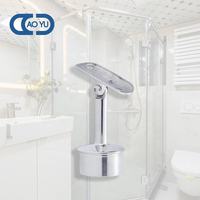 Accessoires de main courante en acier inoxydable moderne, connecteur de tube de support pour escalier et porte avec installation facile