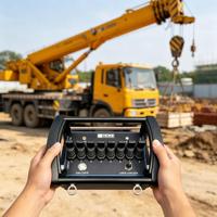 Télécommande hydraulique industrielle longue portée de 1000 m, dispositif de commande pour levage lourd de grues