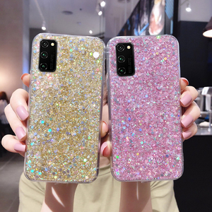 เคสโทรศัพท์แบบมีกลิตเตอร์สำหรับ Xiaomi CC9E Note 10 8 SE A3 Lite Redmi Note 9 Pro Max 7 6 5 <span class=keywords><strong>Plus</strong></span>  ฝาหลังซิลิโคนนิ่มแบบมีประกาย - Product Image 5