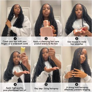 Extensiones <span class=keywords><strong>de</strong></span> <span class=keywords><strong>Cabello</strong></span> Humano Rizado Birmano <span class=keywords><strong>para</strong></span> <span class=keywords><strong>Trenzas</strong></span> <span class=keywords><strong>de</strong></span> Ganchillo, <span class=keywords><strong>Cabello</strong></span> Remy Pre-Separado Sin Trama, <span class=keywords><strong>Paquetes</strong></span> <span class=keywords><strong>de</strong></span> <span class=keywords><strong>Cabello</strong></span> <span class=keywords><strong>de</strong></span> Bucle <span class=keywords><strong>para</strong></span> Trenzar - Product Image 5
