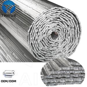 Rouleau d'isolation en feuille d'aluminium double bulle réfléchissante, résistant à la chaleur, pour l'isolation des toits et des <span class=keywords><strong>murs</strong></span> des bâtiments métalliques et en bois - Product Image 1