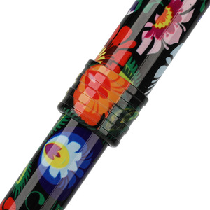 Adjustable Aluminum <b>Walking</b> <b>Stick</b> With Floral Print Rubber Tip For Seniors 3 Section Lightweight Telescopic - Product Image 2