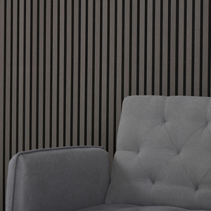 Màu xám gỗ sồi hạt Veneer tấm âm thanh MDF Pet <span class=keywords><strong>Core</strong></span> ủng hộ Tấm tường trang trí nội thất thiết kế nội thất - Product Image 5