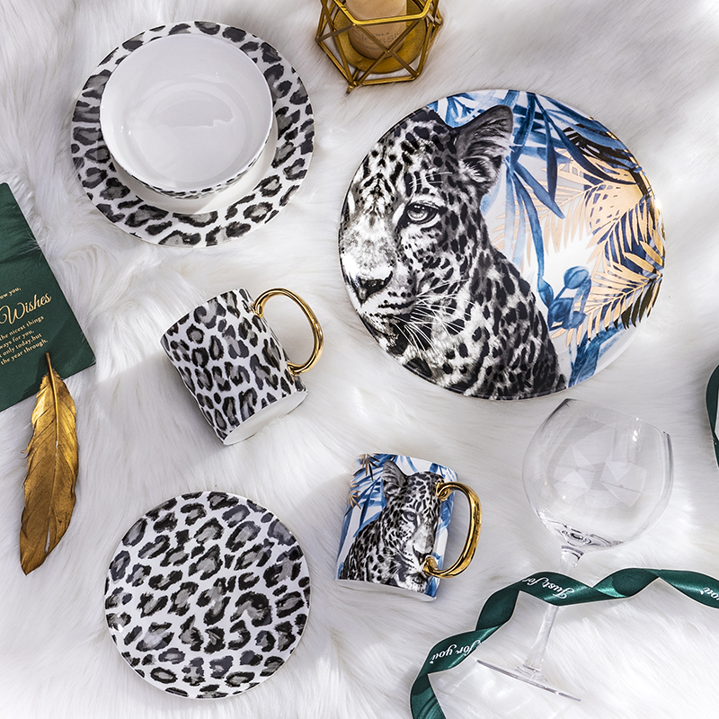 Taza De Café Personalizada De Leopardo Para Amantes De