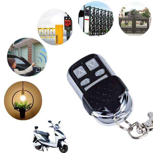 Gate Transmitter 433.92MHz Remote Control Garage Door Opener Rolling Code Replacement RF Remote