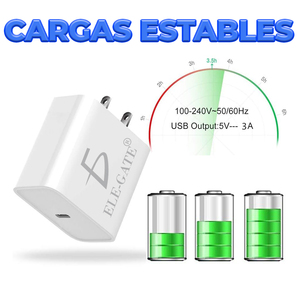 Chargeur ELE-GATE 30W avec charge rapide Power Delivery PD pour téléphones et tablettes - Product Image 4
