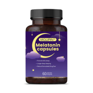 Cápsulas de sueño de melatonina 5mg La Melatonina regula eficazmente la ayuda para dormir sin medicamentos para dormir - Product Image 1