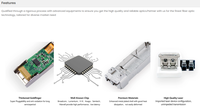 VICENRAY Módulo Transceptor de Fibra Óptica SFP con Conector RJ45 FTTH para 100m de Distancia Modelo SFP-G-RJ45100M 1 Puerto 1310/1490/1550nm