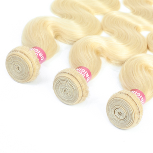 Venta al por mayor cabello humano Real paquetes <span class=keywords><strong>613</strong></span> de la onda del cuerpo de la doble dibujado de la armadura para la extensión del pelo - Product Image 3