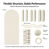 Kit de Pilates : Tapis de Yoga, Ensemble d'haltères, Accessoires de Pilates, Bracelets de cheville et de poignet personnalisés, Barre de musculation, Anneau de résistance en silicone