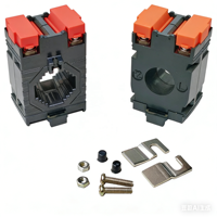 Transformador de Corriente Monofásico en Miniatura DM-20 para Montaje en Riel DIN, 10/5A, 50/5A, 75/5A, Bobina Toroidal con Núcleo de Acero al Silicio CT