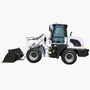 Mini-chargeuse sur pneus avec attache rapide, nouvelle chargeuse sur pneus multifonctionnelle de type ZL20 CE, chargeuse frontale de haute qualité - Product Image 6