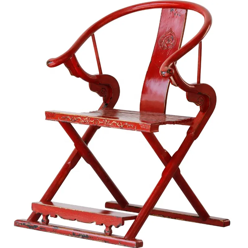 Çin antika tarzı ahşap sandalyeler sıkıntılı vintage kaplama geleneksel çin sandalye fabrika en iyi fiyat kaliteli sandalyeler