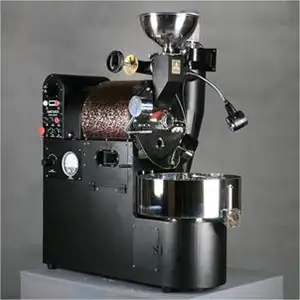 कॉफ़ी बीन्स भूनने के लिए विनटॉप प्रोफेशनल 1.5 किग्रा गैस रोस्टर मैनुअल बीन मशीन ड्रम मशीनें