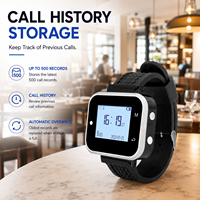 Système d'appel sans fil pour restaurant 433,92 MHz avec récepteur d'appel pour serveur et boutons d'appel, de facturation, d'annulation de commande pour café, hôtel, bar