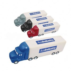 Balle anti-stress en forme de camion avec logo imprimé, jouet à presser pour la promotion - Product Image 3