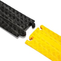 Ponts de câble de rampe de câble de haute qualité et en PVC bosses de protection de câble à 1 canal