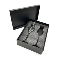 Benutzer definierte Luxus Champagner Weinglas Verpackung Geschenk Papier Box Gläser Flasche Verpackung Box