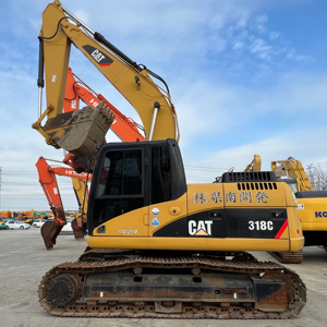 Excavatrice d'occasion CAT 318C Prix bon marché Excellente performance Excavatrice d'occasion CAT à vendre - Product Image 1