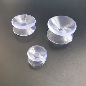 Güçlü çift taraflı emme silikon vantuz vakum cam emme kupası çapı 2cm 3cm 3.5cm 5cm