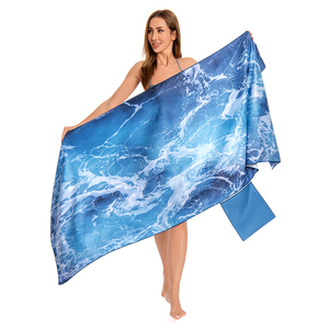Copri-sedia <span class=keywords><strong>da</strong></span> spiaggia portatile con tasche laterali, design slip-on per sedie a sdraio <span class=keywords><strong>da</strong></span> <span class=keywords><strong>esterno</strong></span>, accessorio <span class=keywords><strong>da</strong></span> spiaggia morbido e assorbente - Product Image 4