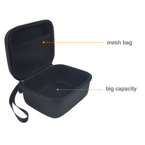 Estuche de Transporte Impermeable de Cuero PU y EVA para Monitor de Presión Arterial, Bolsa de Almacenamiento Portátil para Esfigmomanómetro Digital con Bolsillo de Malla - Product Image 3